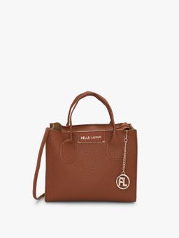Pelle Luxur - Cinnamon Brown Satchel Bag