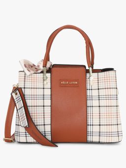 Pelle Luxur - Light Cognac Satchel Bag