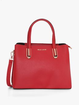 Pelle Luxur - Red Satchel Bag
