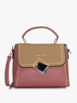 Pelle Luxur - Pink-Brown Handbags
