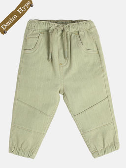 Hopscotch - Solid Denim Joggers Style Jeans