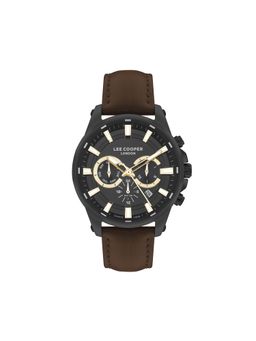 Lee Cooper - Multifunction Black Round Dial Men's Watch - LC07525.154