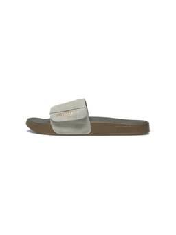 Puma - Unisex Grey Leadcat 2.0 Palermo Foil Sliders