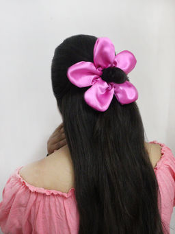 Soho Boho Studio - Pink Blossom Flower Scrunchie