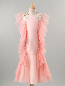Pink Cow - Pink Embellished Gown