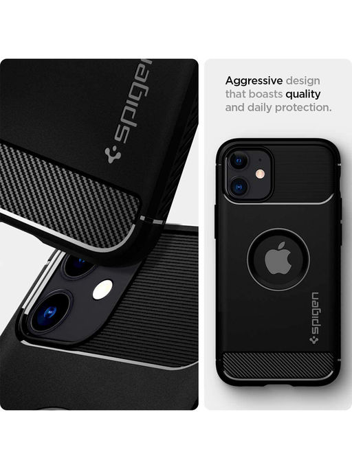 HOT Spigen Rugged Armor Rugged Iphone 12 Pro Cases Spigen