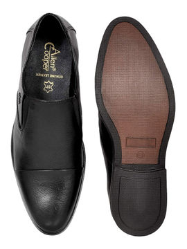 Buy Allen Cooper Black Formal Shoes For 