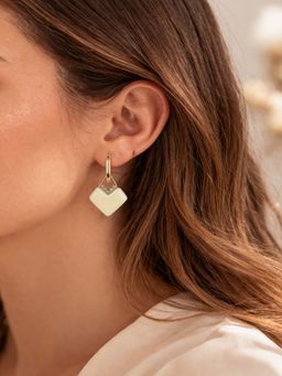 JEWELZ - White Stones Western Pair Of Earrings