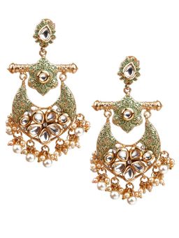 Odette - White Pearl Traditional Pair Of Earrings