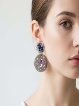 JEWELZ - Multi-Color Contemporary Western Pair Of Earrings