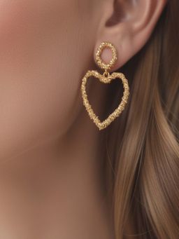 JEWELZ - Gold Contemporary Western Pair Of Earrings