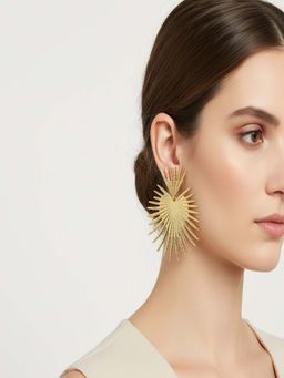 JEWELZ - Gold Contemporary Western Pair Of Earrings