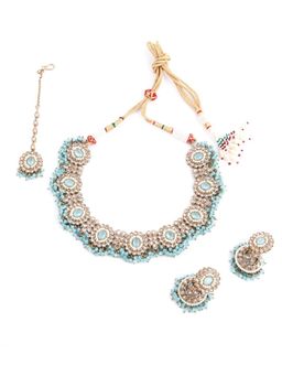 Odette - Multi-Color Stones Traditional Jewellery Set