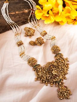 STILEADDA - Gold Temple Traditional Jewellery Set