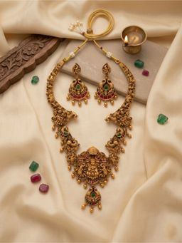 STILEADDA - Multi-Color Temple Traditional Jewellery Set
