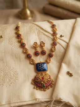 STILEADDA - Blue Stones Traditional Jewellery Set