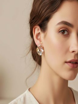 JEWELZ - Multi-Color Stones Western Pair Of Earrings