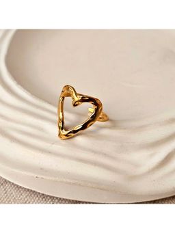 TAAHIRA JEWELLERY - Gold Statement Traditional Ring