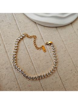 TAAHIRA JEWELLERY - White Stones Traditional Bracelet
