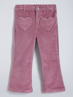 Hopscotch - Pink Textured Trouser