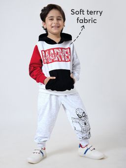 Hopscotch - White Spider-Man Hoodie and Joggers