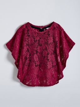 Hopscotch - Maroon Self Design Inner and Top