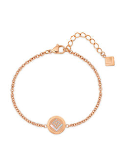 Guy Laroche - Diane Stainless Steel Women Rose Gold Bracelet
