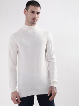 Bruun & Stengade - Matinique Men Off White Solid Sweater