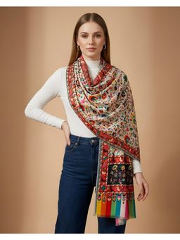 MUFFLY - Bamboo Silk Floral Printed Stole