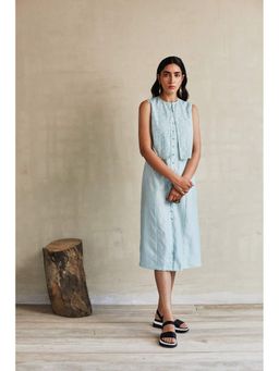 Dressfolk - Turquoise Printed Dress