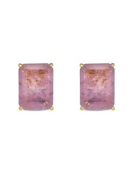 MISS JO - Geometric Oasis Dangler Lavender Earring