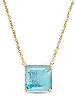 MISS JO - Celestial Geometric Blue Stone Necklace
