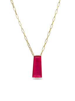 MISS JO - Mystic Moon Stone Red Necklace
