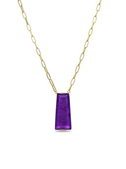 MISS JO - Mystic Moon Stone Purple Necklace