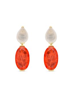 MISS JO - Arabian Nights Dangler Orange Earrings