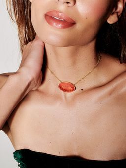 MISS JO - Sunset Oasis Orange Necklace