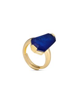 MISS JO - Ethereal Oasis Cocktail Navy Blue Ring