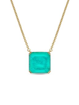 MISS JO - Radiant Dream Catcher Green Necklace