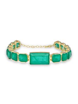 MISS JO - Aztec Oasis Tennis Green Bracelet