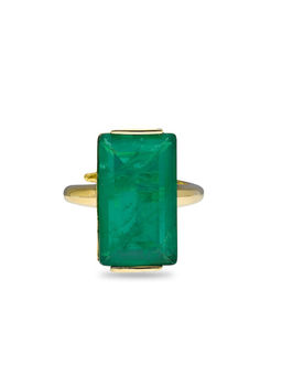 MISS JO - Aztec Oasis Cocktail Green Ring