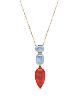 MISS JO - Majestic Mosaic Orange Necklace