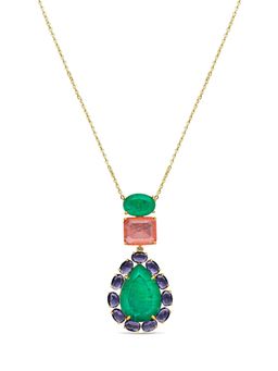 MISS JO - Peacock Paradise Green Necklace