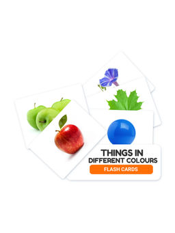 Bloomy Brain Toys - Things In Different Colours (Rgb) Flash Cards