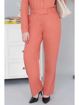 MLADA - Women’S High Rise Regular Fit Stretchable Wide Flare Pant with Pockets