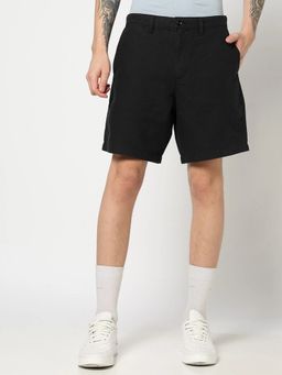 GAP - Men Black Solid Shorts