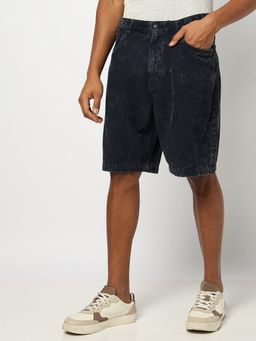 GAP - Men Navy Blue Solid Shorts