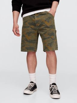 GAP - Men Mid-Rise Camouflage Regular Shorts