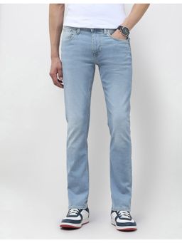 U.S. Polo Assn. Denim Co. - Men Rogallo Solid Blue Jeans