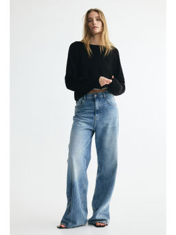 H&M - Women Black Off-The-Shoulder Jumper