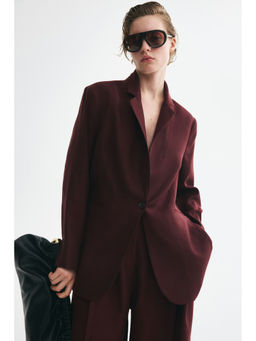 H&M - Women Red Single-Breasted Blazer